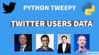 Scrape Users Tweets  Data with Python Tweepy  Tweepy Tutorial [upl. by Sllew436]