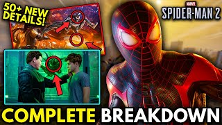 Marvel’s SpiderMan 2 Story Trailer COMPLETE Breakdown  50 NEW Gameplay amp Story Details [upl. by Nerty370]