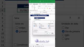 Como Preencher Sequência com Dias Úteis no Excel [upl. by Nayd]