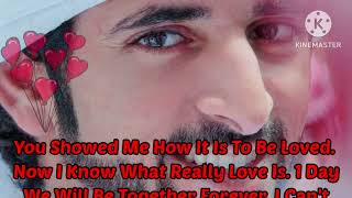 Romantic Poem Only You Can Hug Me And Kisses Me Fazza Poems English Poems 2024 [upl. by Llennahc]