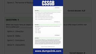 Six Sigma Green Belt Exam Questions and Answers  CSSGB PDF Questions [upl. by Eidassac607]