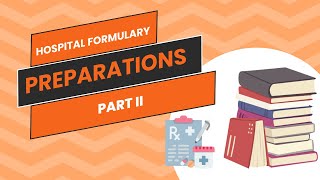 Preparation of Formulary [upl. by Odom731]