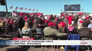 The cost of campaign visits in central Wisconsin [upl. by Washington619]