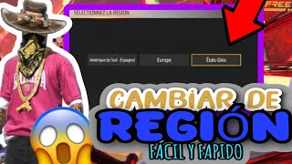 Cómo CAMBIAR de REGION en FREE FIRE 2024 🌎😱 FACILISIMO  freefire freefirelovers [upl. by Sunny]