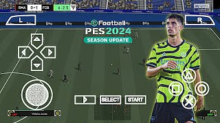 eFootball PES 2024 PPSSPP Special Patch EA FC24 New Minikits amp Update Lastest Transfer [upl. by Theona122]