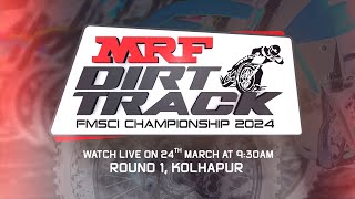 MRF DIRT TRACK FMSCI NATIONAL CHAMPIONSHIP2024 ROUND01 KOLHAPUR [upl. by Bowers967]