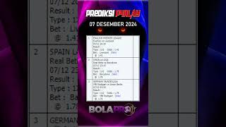 PREDIKSI MIX PARLAY 07 DESEMBER 2024  BOLAPRO situsbolapro [upl. by Analise]