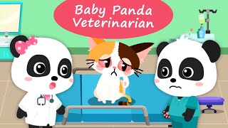 Baby Panda Veterinarian  Run a Pet Care Center and Treat Little Animals  BabyBus Games [upl. by Cirded]