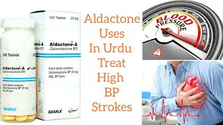 Aldactone A uses in Urdu Hindi  tablets for high blood pressure [upl. by Dnomsaj]