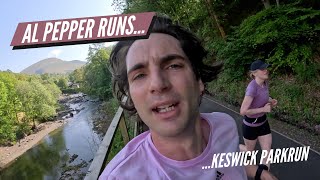 Im officially a PARKRUN tourist Greetings from KESWICK  Al Pepper Runs [upl. by Anhsirk229]