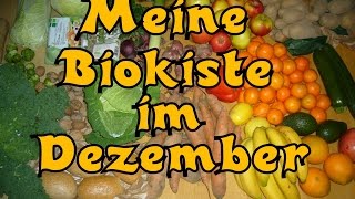 Meine Biokiste im Dezember  rohvegane Vorräte [upl. by Christel]