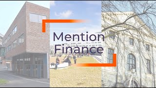 Présentation de la mention finance [upl. by Lerat]