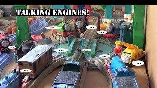 Thomas amp Friends Trackmaster Talking Stephen at the Steamworks [upl. by Eellehs]