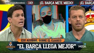 Edu Aguirre calentó el Real Madrid vs Barcelona 0X4 [upl. by Znarf]