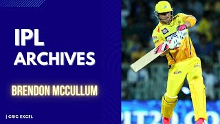 Brendon McCullum Century Against Sunrisers l IPL Archives l Cric Excel [upl. by Macy]