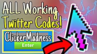 😈Clicker Madness NEW ALL WORKING TWITTER CODES BRAND NEW RELEASE INSANE MULTIPLIERS 🔴ROBLOX🔴 [upl. by Arob]