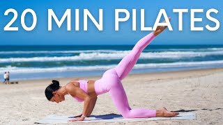 20 MIN EXPRESS PILATES WORKOUT  Intermediate Mat Pilates No Equipment [upl. by Huldah]