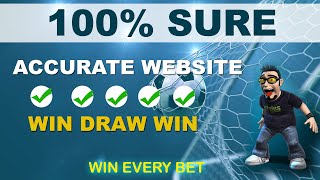 How To Win Long Bet with this Website Strategy  WinDrawWin Over 25 Goals Strategy works 100 [upl. by Chaffee680]