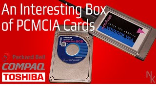 An interesting box of PCMCIA Cards [upl. by Janyte684]