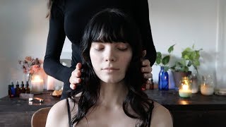 ASMR massage with reiki for relaxation and mental clarity whisper [upl. by Merna946]