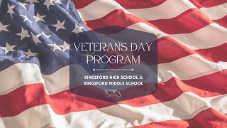 2024 KHS amp KMS Veterans Day Program [upl. by Brena349]