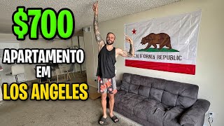 TOUR NO MEU APARTAMENTO DE 700 DÓLARES EM LOS ANGELES  VALOR DO ALUGUEL NA CIDADE [upl. by Hawken]