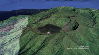 Aerial view of La Soufriere St Vincent and the Grenadines [upl. by Thgiled]