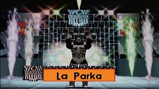 Full Match Konnan vs La Parka  WCWNWO Revenge N64 Simulation [upl. by Nolyarg]