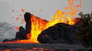 Scenes from the Volcanic Eruption in Hawaii Lava Ash and Toxic Fumes [upl. by Omarr643]