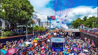 DESFILE DEL CORREO SAN SALVADOR apertura FIESTAS AGOSTINAS 2024 [upl. by Hunt971]