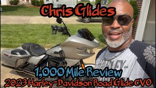 The 1000 mile Review of my 2023 HarleyDavidson Road Glide CVO  “Storm” [upl. by Bethena722]