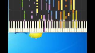 Madness My Girl Piano tutorial by Synthesia [upl. by Nnyladnarb]