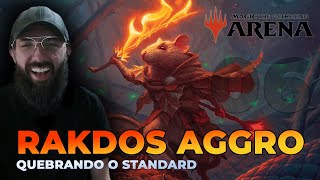 🔥QUEBRANDO O STANDARD com Rakdos Aggro  Magic The Gathering Arena 💀 Parte 06 [upl. by Nyvar]