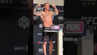 💪🏼🏴󠁧󠁢󠁥󠁮󠁧󠁿 TOM ASPINALL OFFICIAL WEIGH IN UFC 304 [upl. by Roee]