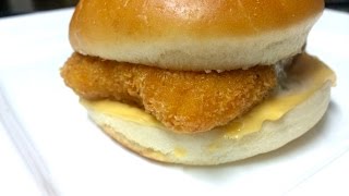 HOW TO MAKE MCDONALDS FILETOFISH BURGER  Video Recipe Filet O Fish [upl. by Antipus]