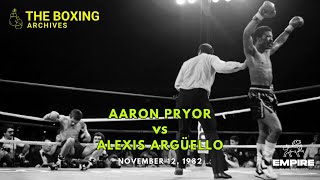 Aaron Pryor vs Alexis Arguello a classic boxing matchup from The Boxing Archives by Empire Boxing [upl. by Sidon]