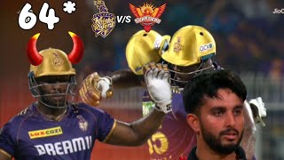 Andre Russell 64 not out batting  KKR VS SRH  IPL 2024 [upl. by Wilber]