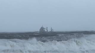 VECTIS PROGRESS CARGO SHIP JUST OFF PORTSTEWART [upl. by Merola296]