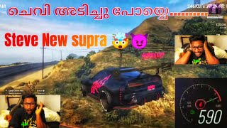 Vasu Annan Steveന്റെ Supra ഓടിച്ചു ചെവി അടിച്ചു പോയി 🤣 600 kmh speed 🤯 [upl. by Adnalu47]