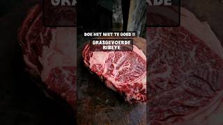 Ribeye op de kamado bbq doe het niet te goed [upl. by Alford]