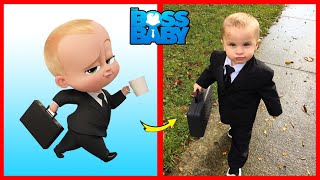 🔥 The Boss Baby 2 and 1 Real Life 👉 August 2024 [upl. by Yxor]