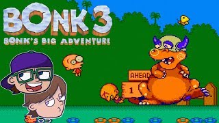 Bonk 3 Gameplay  2 Player Mode Bonks Big Adventure Playthrough Turbografx 16 [upl. by Genovera642]