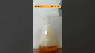 Formation of ammonium bromide experimentchemistryscienceexperiment [upl. by Nailuj]