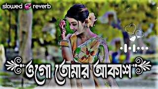 ওগো তোমার আকাশ  Ogo Tomar Akash  Bangla Lofi Song  Slowed 💞 Reverb  Ripon Lofi BD 2024 [upl. by Wettam]