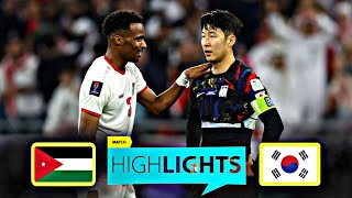 Jordan VS South Korea  Highlights  world Cup Qualifications AFC  10 October 2024 [upl. by Sigismund]