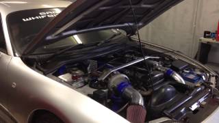 Whifbitz Supra 2JZ 8374 EFR turbo kit [upl. by Ayyn]