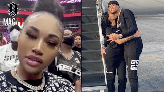 Jania Meshell Travels To New Orleans To Support quotBFquot Dejounte Murray During His Play In Game 🥰 [upl. by Rhys677]