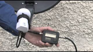 Using a SatFinder satellite meter to align your dish [upl. by Tuck165]