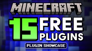 15 INCREDIBLE Free Plugins for Minecraft Servers [upl. by Dajma]