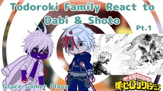 Todoroki Family React To Dabi amp Shoto  Grace gamer playz  My Hero Academia [upl. by Pansie]